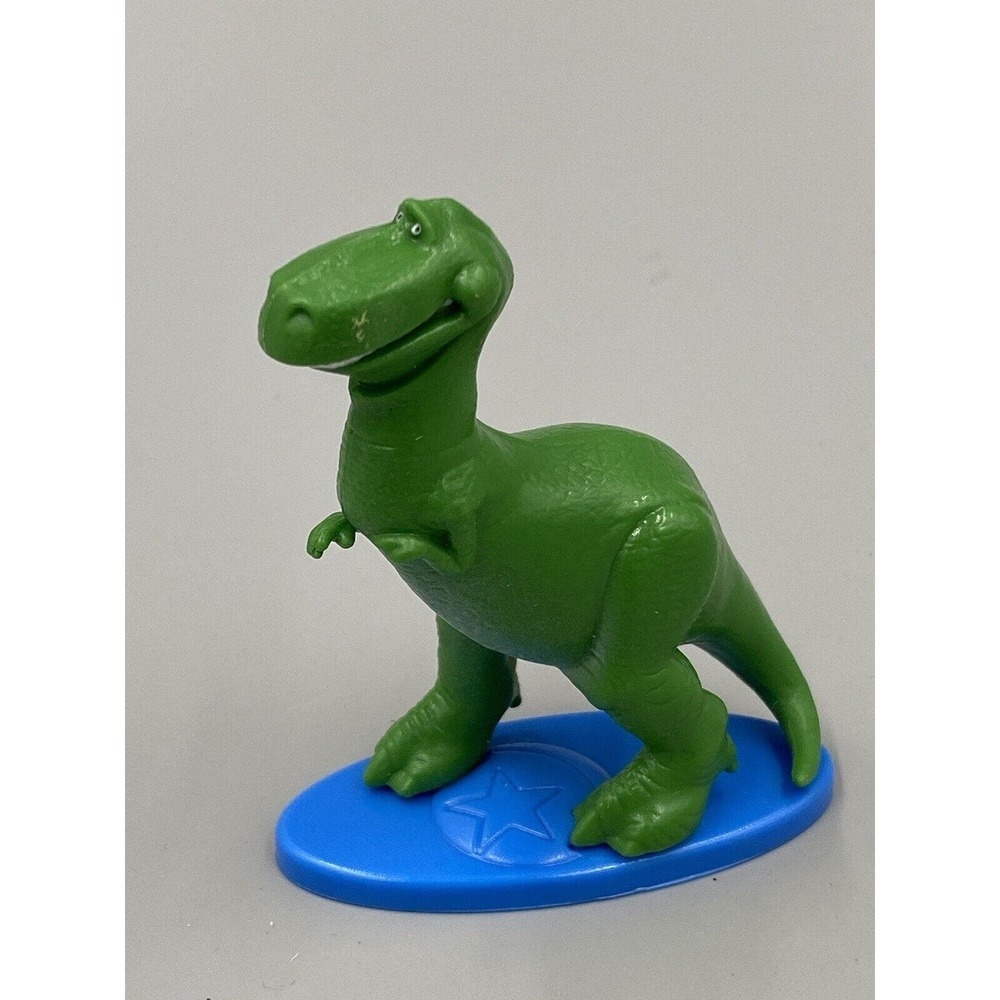2019 Disney Pixar Toy Story Rex PVC Figure Cake Topper T-Rex Toy 2.25"